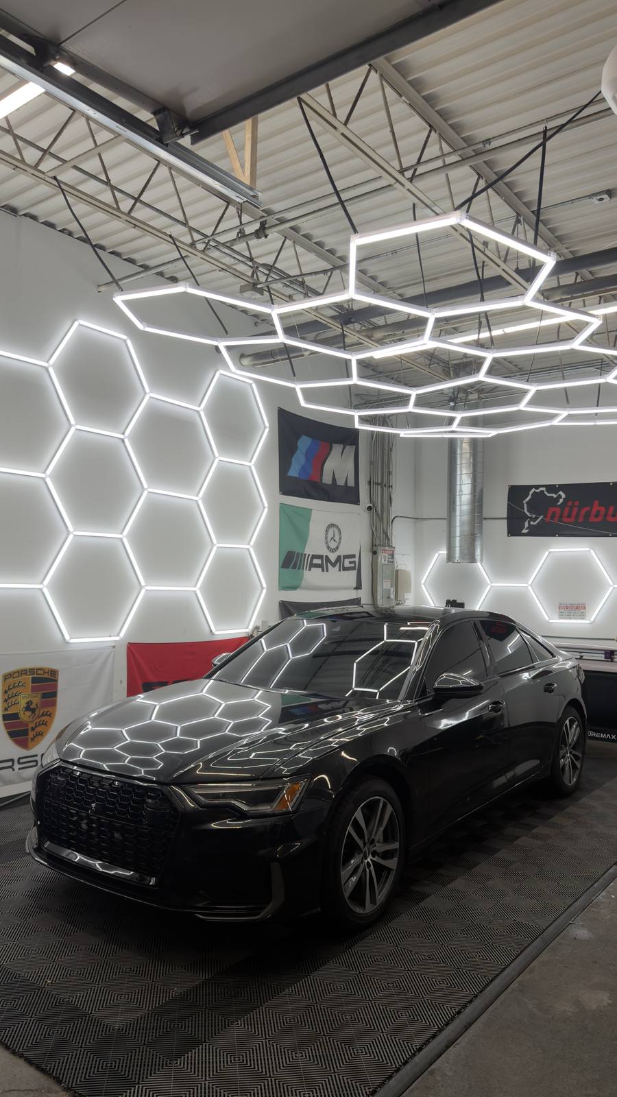 Audi A6 in the Euro Tints bay