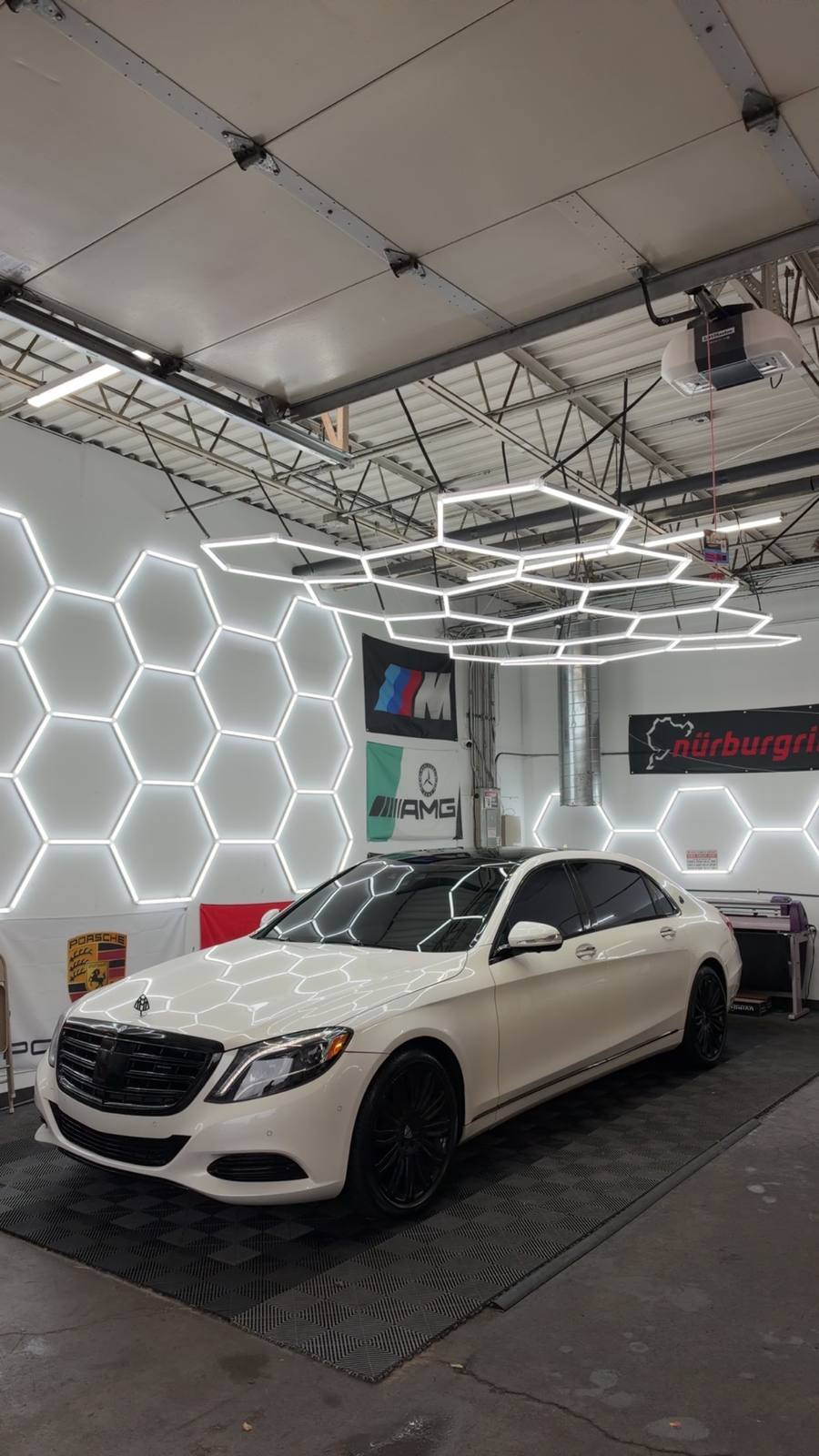 Mercedes-Maybach S-Class in the Euro Tints bay