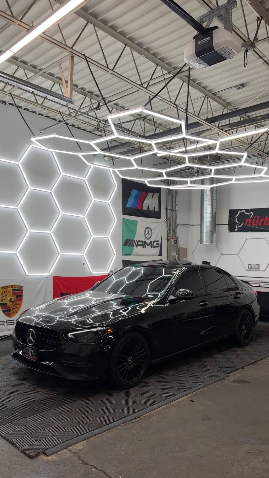 Mercedes C-Class in the Euro Tints bay