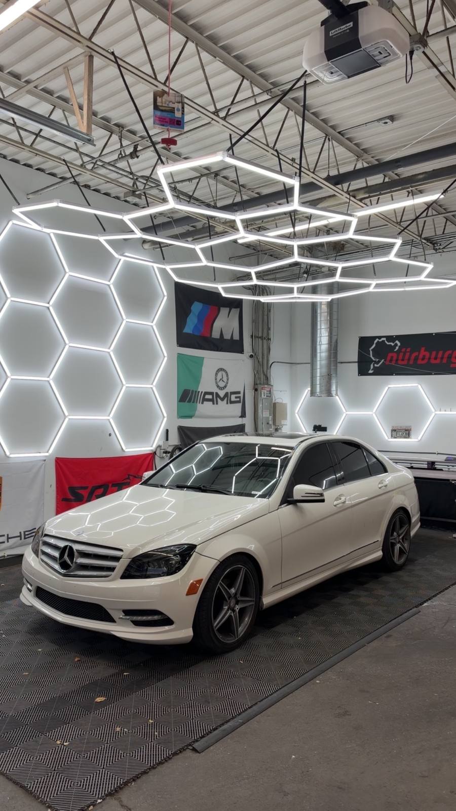 Mercedes C300 in the Euro Tints bay