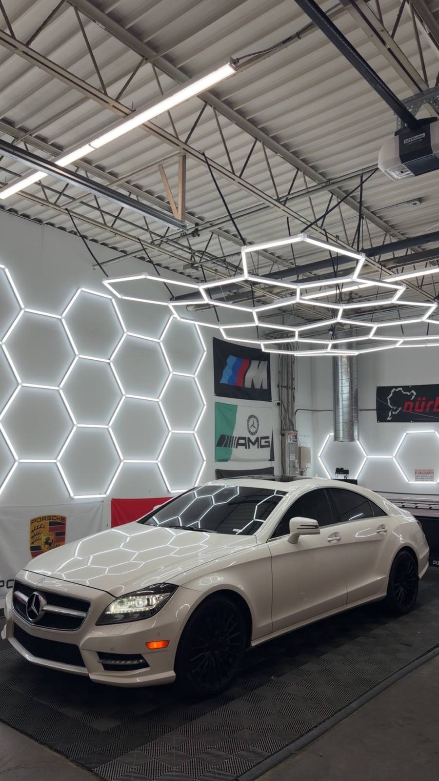 Mercedes CLS in the Euro Tints bay