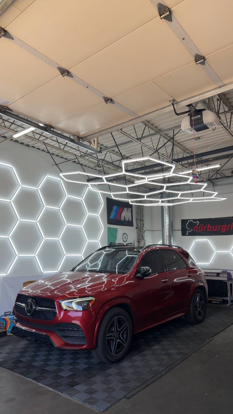 Mercedes GLE in the Euro Tints bay