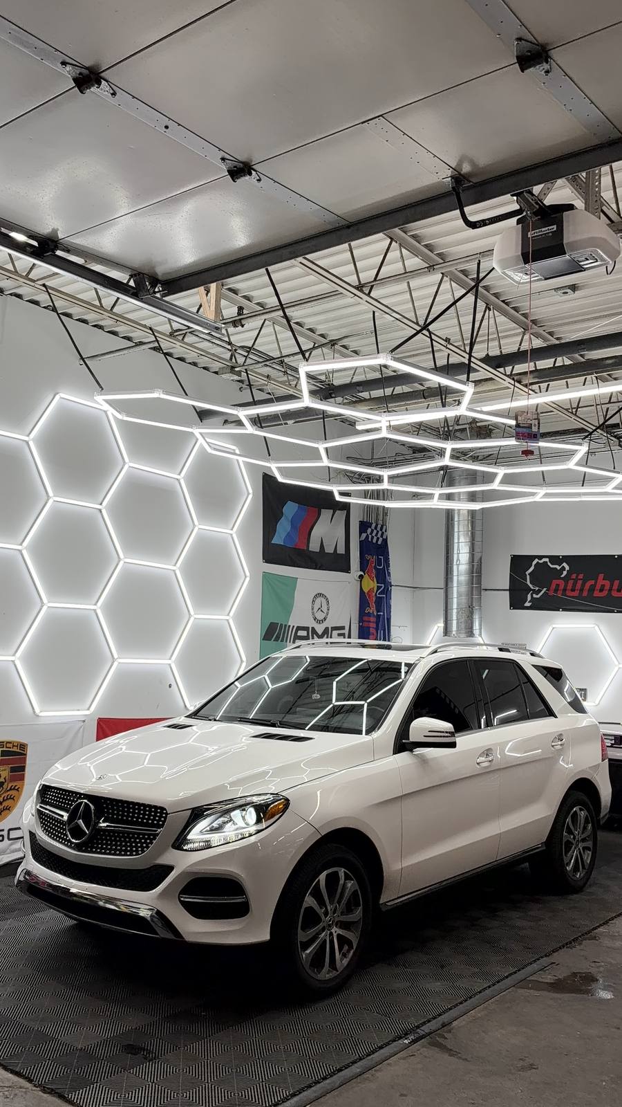 Mercedes GLE in the Euro Tints bay