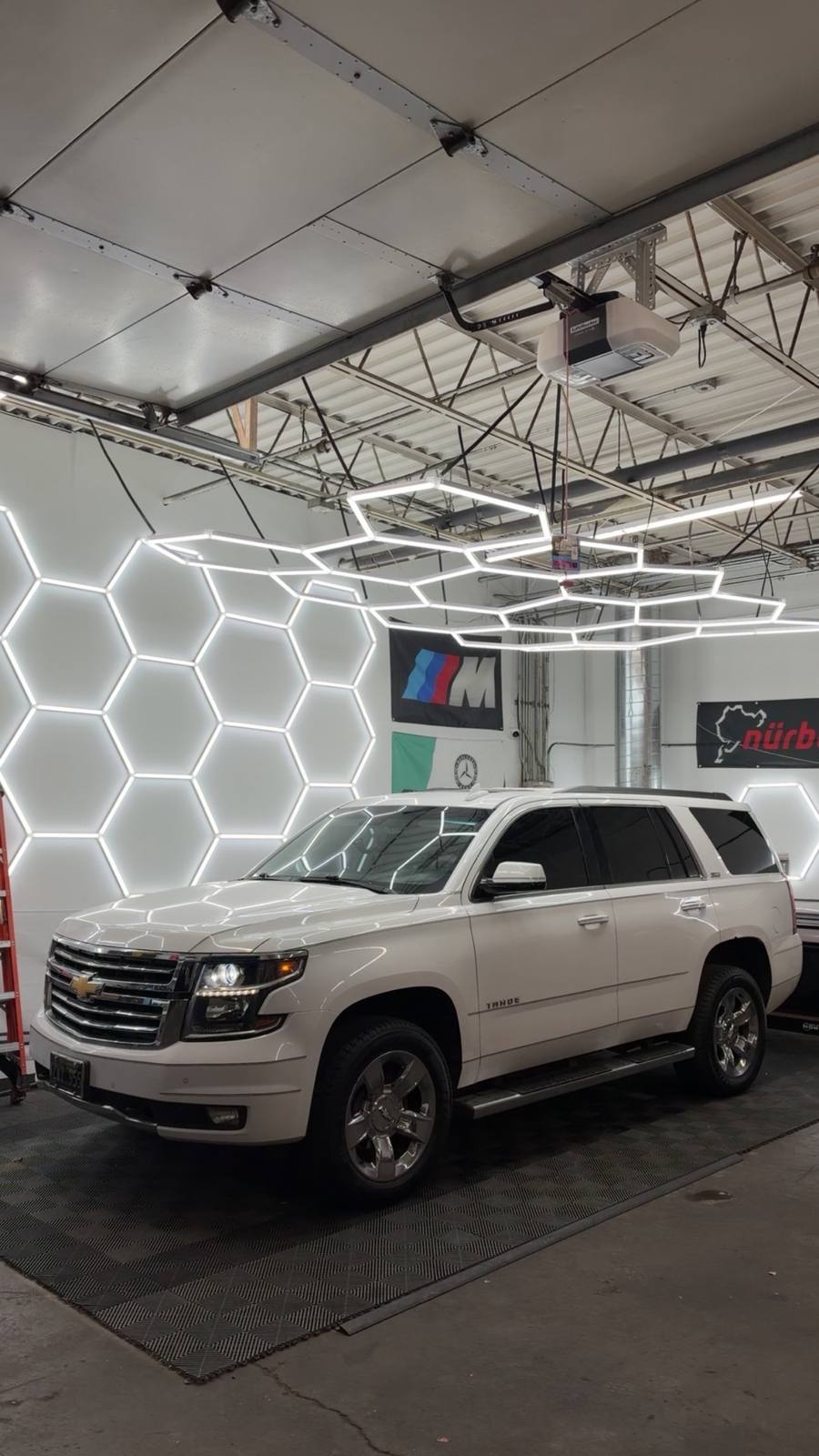Chevy Tahoe in the Euro Tints bay