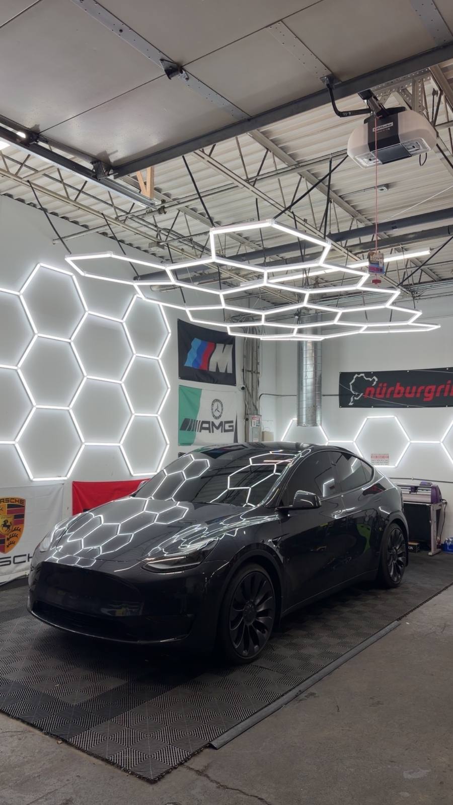 Tesla Model Y Performance in the Euro Tints bay